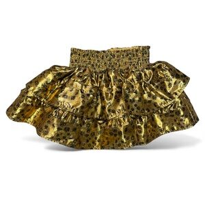 NWT - LoveShackFancy - Baby Girls Billie Skirt, Safari (18-24M)